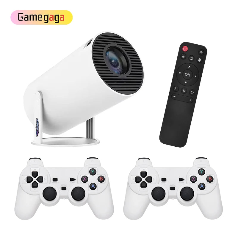 بروجيكتور ألعاب X10 Plus (Hy300) مع 10000 لعبة ودراع تحكم