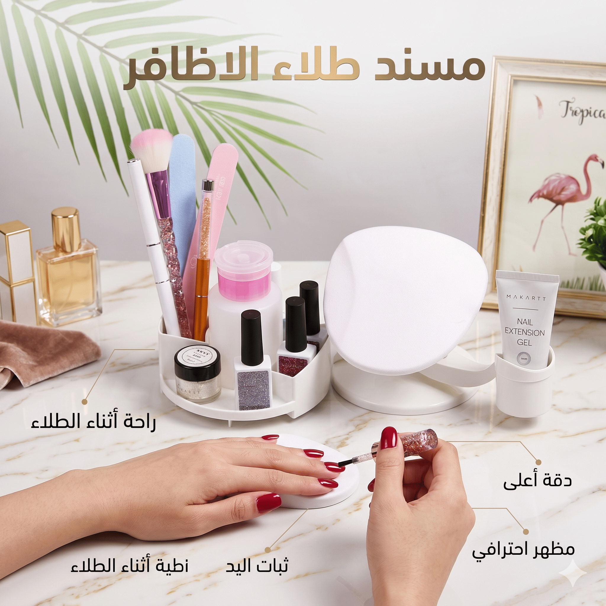 مسند طلاء الاظافر